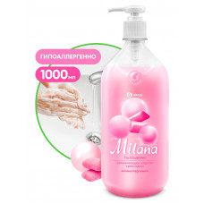 Крем-мыло жидкое увлажняющее "Milana fruit bubbles" (флакон 1000 мл) арт. 125312