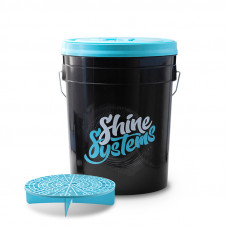 Shine Systems Bucket Set - ведро для мойки автомобиля c крышкой и сепаратором, 20 л